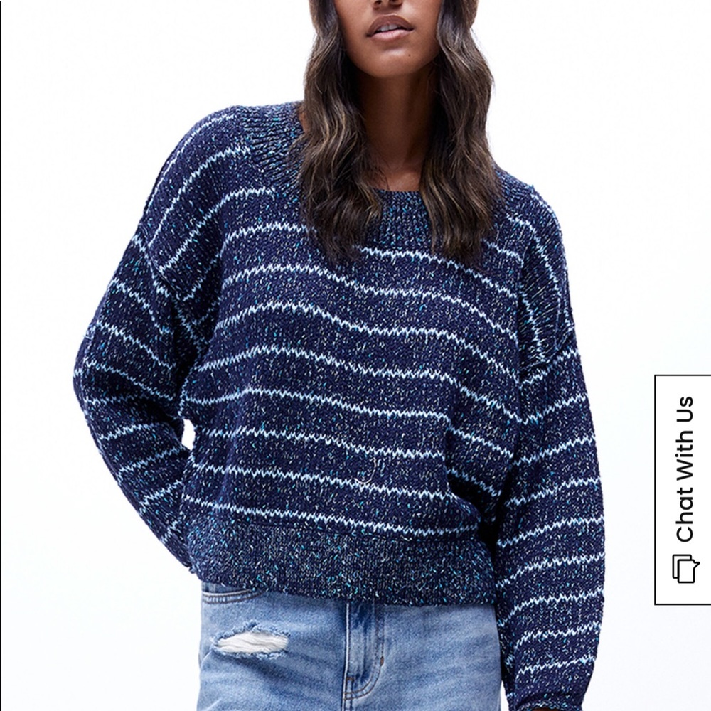 Free People “Starlight” pullover sweater